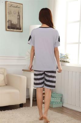 【BD193-204#廠家直銷 新款情侶時尚短袖 針織棉睡衣套裝 睡衣批發】價格,廠家,圖片,家居服、睡衣、浴袍,深圳公主琴服飾-