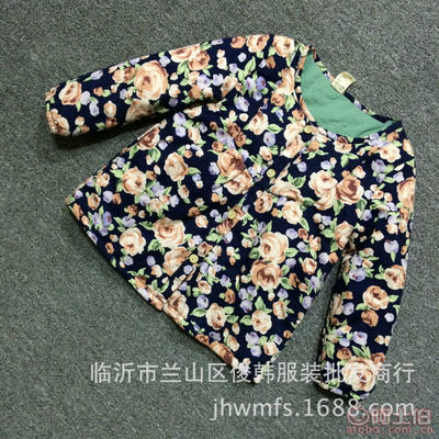 【外貿(mào)童裝兒童純棉加棉花朵童上衣女童韓版田園開衫外套童棉衣1674】臨沂市蘭山區(qū)俊韓服裝批發(fā)商行 - 產(chǎn)品庫
